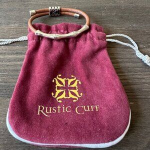 Brown Leather and Silver earlier Rustic Cuff Bracelet - New